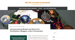 Desktop Screenshot of magoism.net